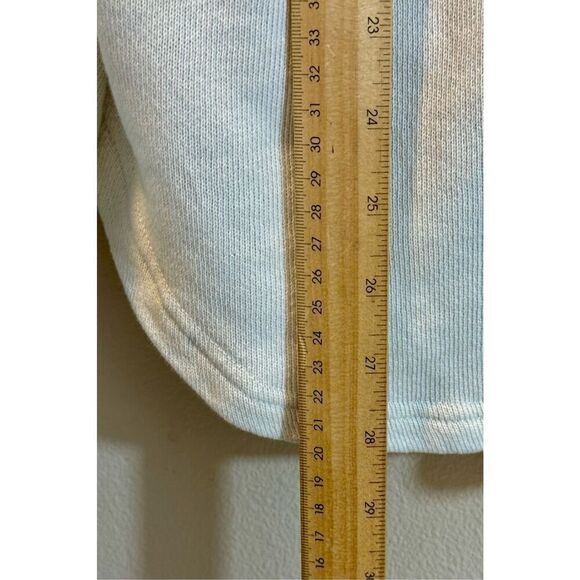 Jacks Surfboards Off White Women's Distressed Button Up Shacket Medium - Picture 7 of 9